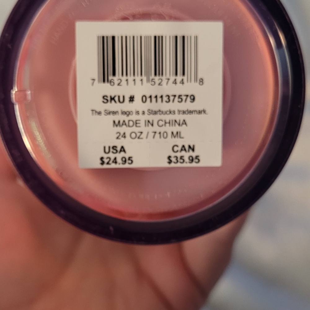 Brand New Starbucks Red Floral Tumbler - Picture 6 of 12
